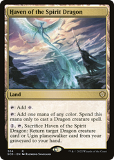 Refúgio do Dragão Espírito / Haven of the Spirit Dragon - Magic: The Gathering - MoxLand